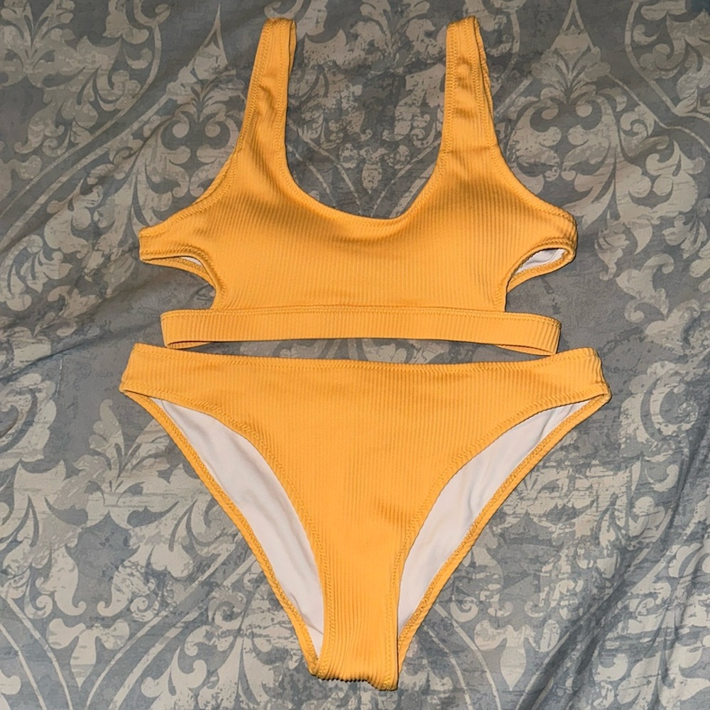 Orange bikini